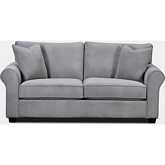 Collins 79" Full Sleep Sofa in Otter Grey Velvet Microfiber